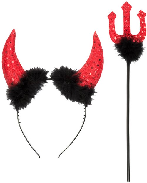 Duivelshoorntjes+Drietand Pailletten (product)