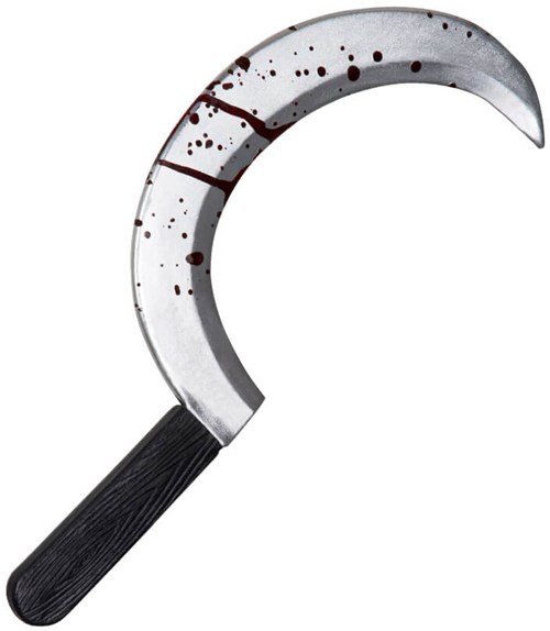 Sikkel Halloween met Bloed - 45cm