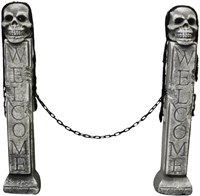Halloween Zuilen met Ketting 72cm - 2st