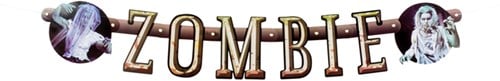 Letterslinger Zombie met Zombies (1m)