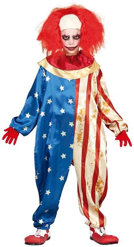 Halloween Kostuum Clown Patriot Kind