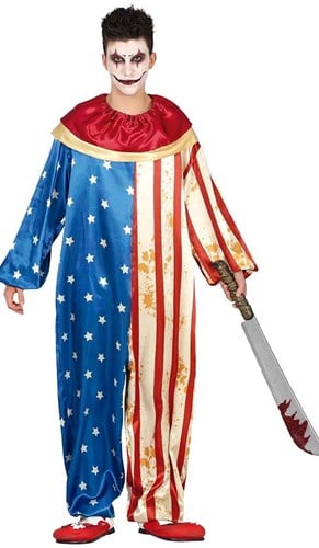 Halloween Tienerkostuum Clown Patriot 