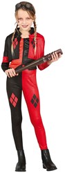 Kinderkostuum Harley Quinn Rood-Zwart