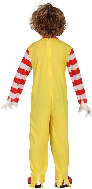 Halloween Kostuum Killer Clown Ronald Kind (achterkant)