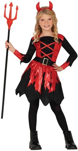 Halloween Kostuum Duivel voor Meisjes