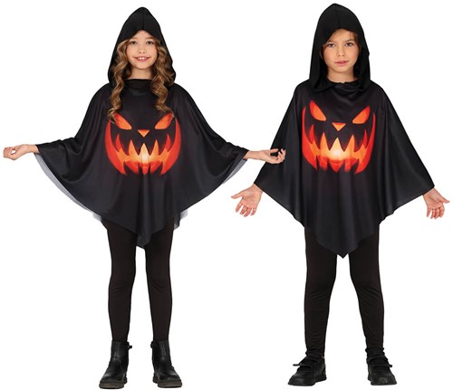 Scary Pumpkin Poncho Kind