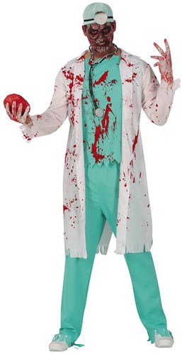 Zombie Dokter Halloweenkostuum