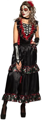 Day of the Dead Halloween jurk La Muerte
