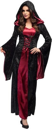 Mistress Vampier Jurk met Capuchon