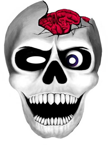 Masker XXL Skull Doodshoof