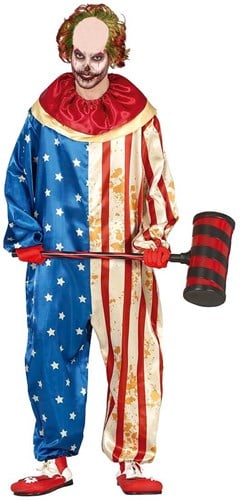 Clown Patriot Kostuum Halloween 