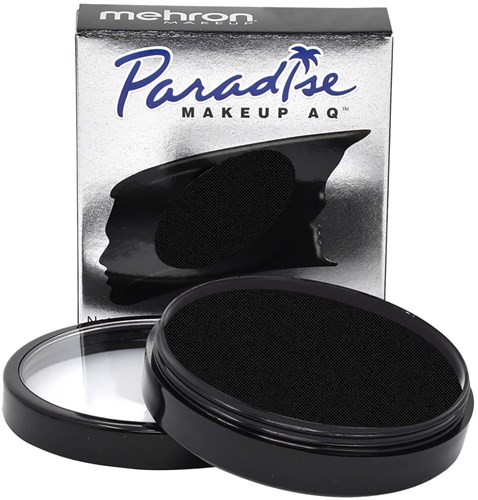 Mehron Paradise Makeup AQ - Zwart - 40gr