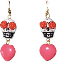 Day of the Dead Oorbellen met Hanger
