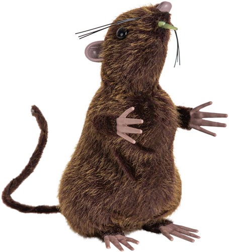 Rat Staand Nep - 12cm