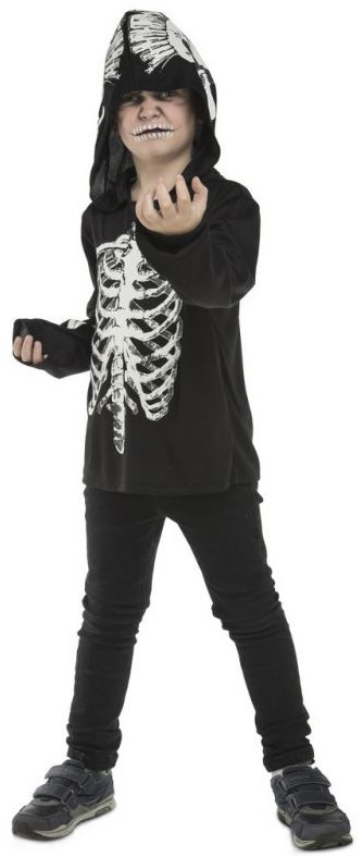 Kinder Hoodie Skeleton Geraamte