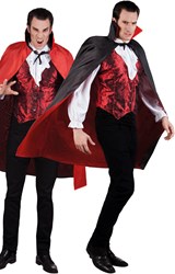 Cape Omkeerbaar Zwart/Rood 120cm