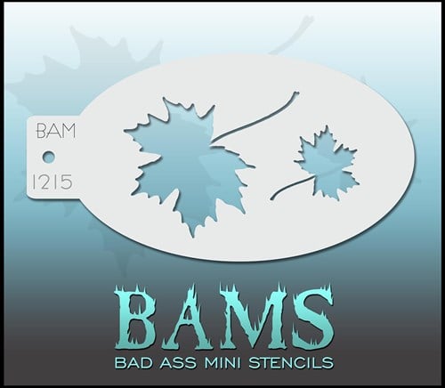 Schmink Stencil Bladeren 3