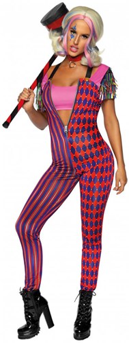 Harlequin Jumpsuit Comic Vixen