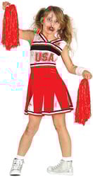 Kostuum Cheerleader Zombie voor meisjes