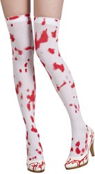 Sexy Halloween Overknees Bloody