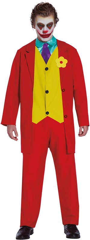 Herenkostuum The Joker Rood