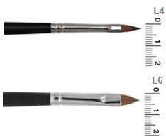 Grimas Penseel Lip (marterhaar)