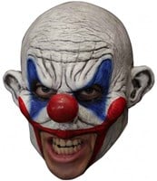 Latex Masker Enge Clown (Kinloos)
