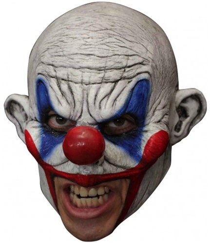 Latex Masker Enge Clown (Kinloos)