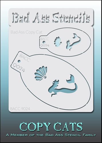 Schmink Stencil Set Zeemeermin