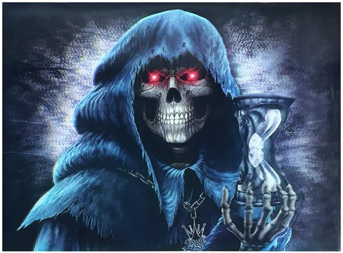 Poster Grim Reaper Holografische Halloween - 30x40cm