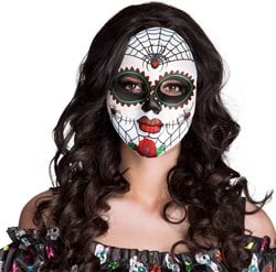 Mrs. Day of the Dead Masker
