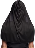 Masker Screaming Nun (Latex) (voorbeeld achterkant)