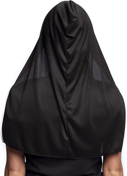 Masker Screaming Nun (Latex) (voorbeeld achterkant)