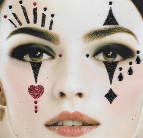 Stickers Gezicht Mime Speelster