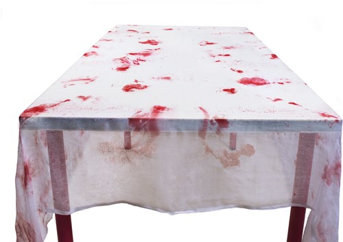Bloody Halloween Tafelkleed Polyesther (150x180cm)
