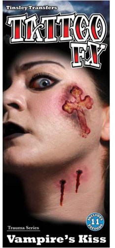 Wond Tatoeage - Bijtwonden (Vampier)