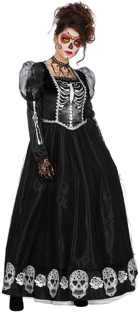 Damesjurk Princess of the Dark Dia de los Muertos Kopen