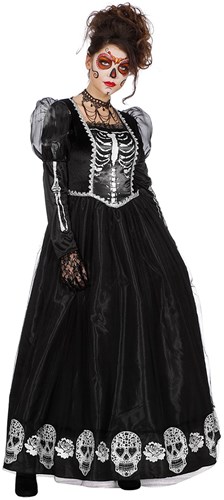 Damesjurk Princess of the Dark (Dia de los Muertos)