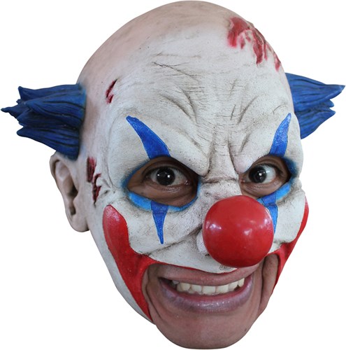 Masker Scarred Clown Latex (Kinloos)