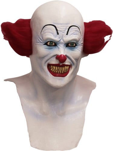 Masker Scary Clown It Latex Luxe