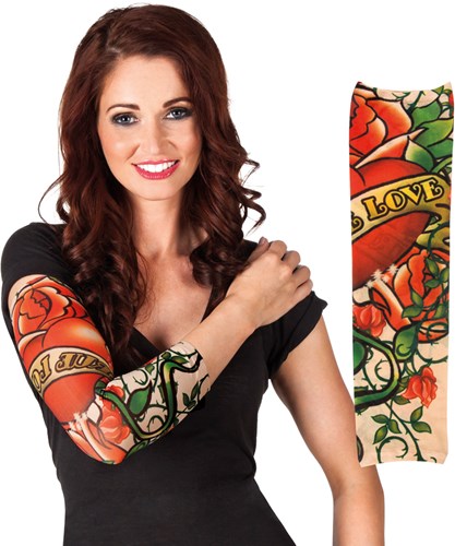 True Love Tattoo Mouw