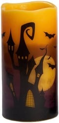 Lantaarns Halloween Led-Kaars - 15x7,5cm