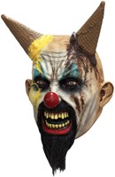 Masker Clown Hells-Cream Latex Luxe