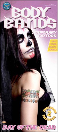 Day of the Dead Skull Arm Tattoos (set van 2)