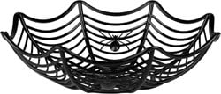 Halloween Spinnenweb Mand met Spinnen (27cm)