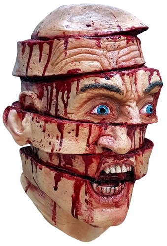 Sliced Halloween Masker Latex (luxe)