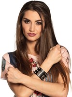 Armband Doodshoofden met Spikes-2