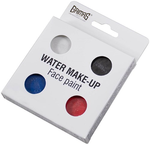 Grimas Water Make-up Basic Schminkset 2,5ml - 4st