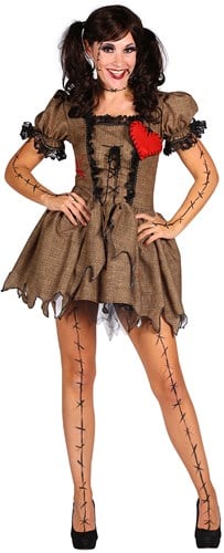 Dameskostuum Doll Halloween