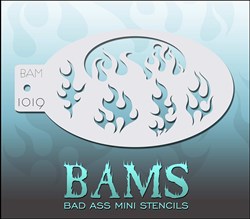 Schmink Stencil Vlammen